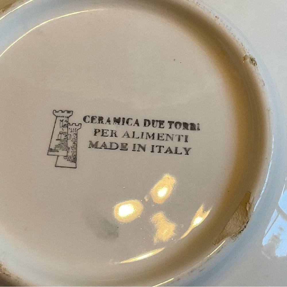 Due Torri Ceramics serving bowl - Picture 3 of 3